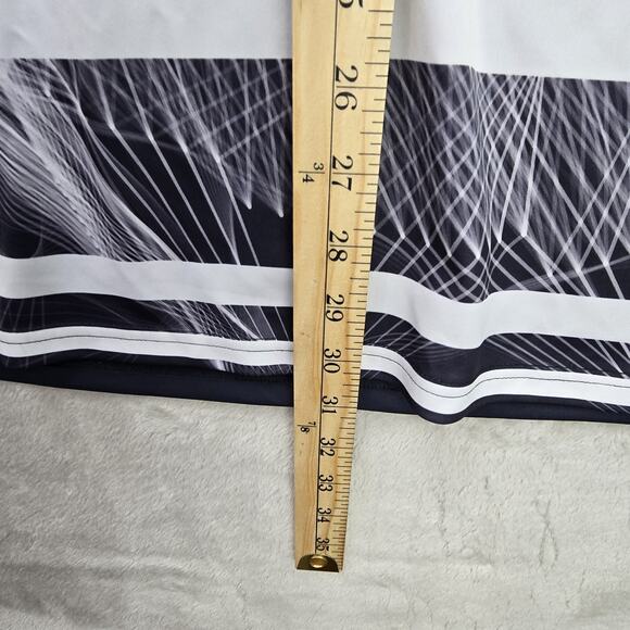 Oakley Polo Shirt Mens XXL Aero Stripe Mashie Golf Performance Green Gray White - Picture 11 of 11